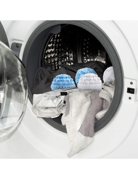 Bola de Lavado Boao 4 Piezas TPE 10.5 cm Azul y Blanco