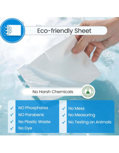 Hojas de Detergente para Ropa Clean Queen - 100 Cargas Ecológicas 2