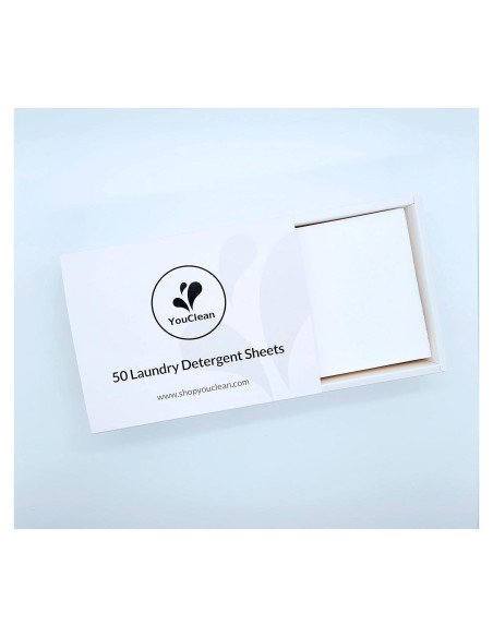 Hojas de Detergente YouClean Rosa May - 50 Hojas Ecológicas