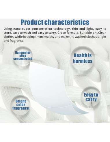 Hojas de Detergente YouClean Rosa May - 50 Hojas Ecológicas