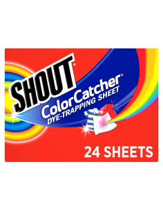 Hojas Capturadoras de Color Shout - 24 Unidades para Lavado Mixto