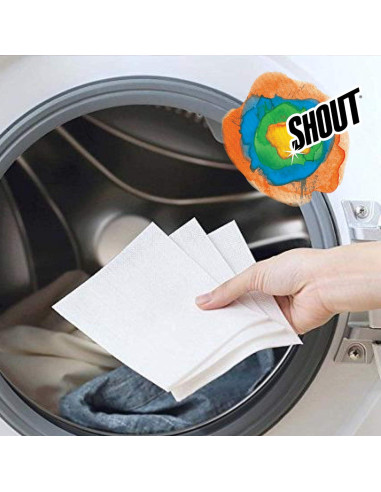 Hojas Capturadoras de Color Shout - 24 Unidades para Lavado Mixto