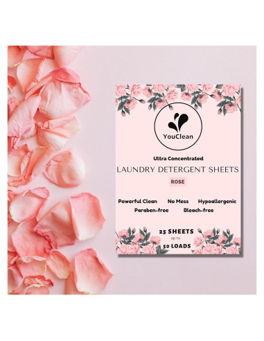 Hojas de Detergente Líquido YouClean 50 Cargas Lavanda Ecológico