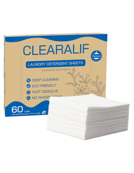 Hojas de Detergente Ecológicas CROS - 60 Cargas Lino Fresco