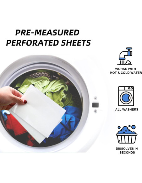 Hojas de Detergente Ecológicas CROS - 60 Cargas Lino Fresco