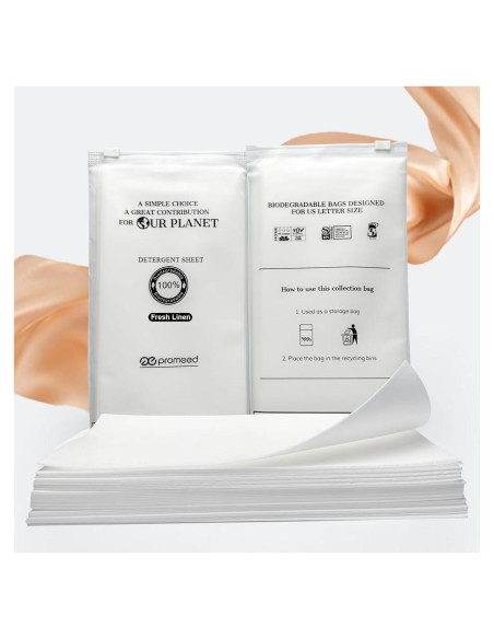 Hojas de detergente ecológicas PROMEED para seda 30 hojas