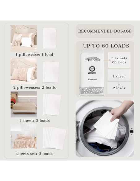 Hojas de detergente ecológicas PROMEED para seda 30 hojas