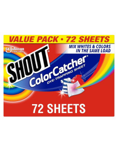 Hojas Atrapa Color Shout 72 Unidades para Lavandería