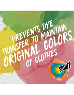 Hojas Atrapa Color Shout 72 Unidades para Lavandería 2