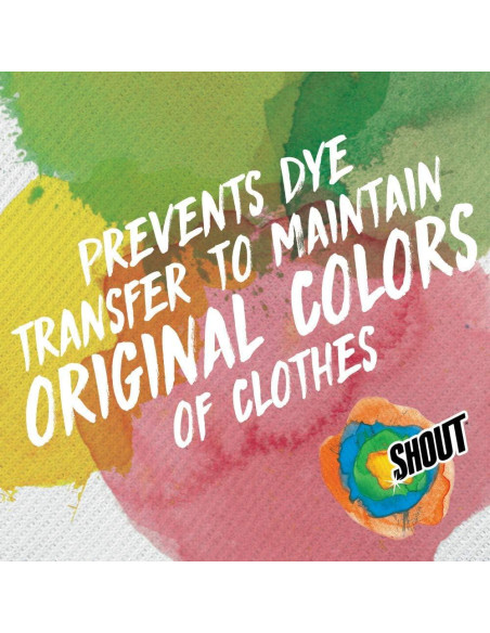 Hojas Atrapa Color Shout 72 Unidades para Lavandería