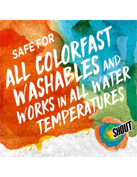 Hojas Atrapa Color Shout 72 Unidades para Lavandería