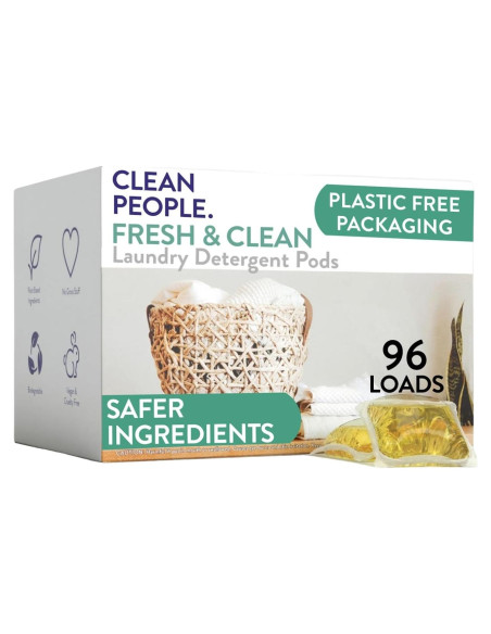 Cápsulas de detergente hipoalergénicas The Clean People 96 unidades - Aroma fresco