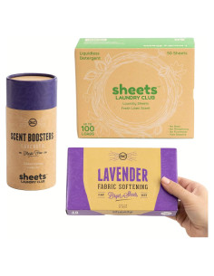 Paquete de Hojas de Detergente Sheets Laundry Club - 50 Cargas