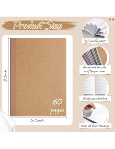 Cuadernos de Composición Harloon A5 24 Pcs Color Vivo 2