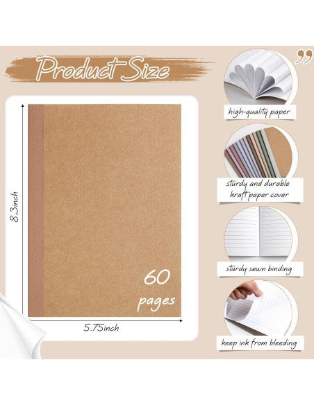 Cuadernos de Composición Harloon A5 24 Pcs Color Vivo