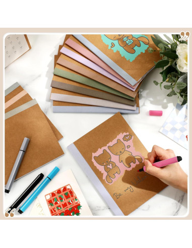 Cuadernos de Composición Harloon A5 24 Pcs Color Vivo