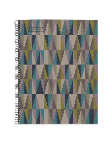 Cuaderno 4 Materias Miquel Rius A5 100% Reciclado 120 Hojas