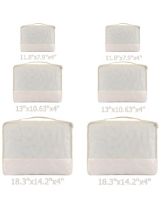 Cubos de Empaque DoubleTrip 6 Piezas para Maletas 28" Nylon 2