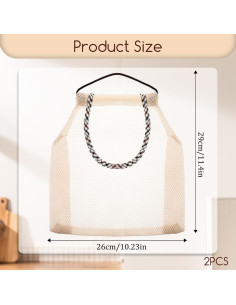 2 Bolsas Colgantes de Malla Fyntave para Frutas y Verduras 2