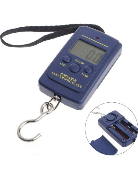 Báscula Digital Portátil HwdjiSW 40kg Acero Inoxidable