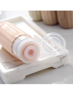 Botellas de Viaje Silicona 3oz Aprobadas por TSA - 4 Piezas 2