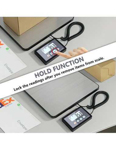 Báscula Postal Digital ACCT 180kg con Función de Tara y Retención