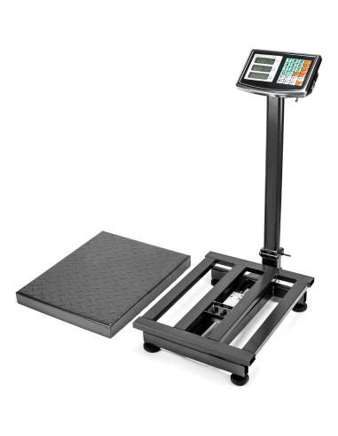 Báscula Postal Digital QWORK 300kg Plegable Acero 50.3x40cm