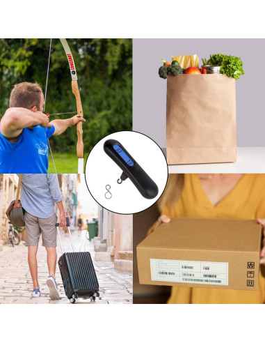 Báscula Digital de Arquería NATUMER 50kg Pantalla LCD