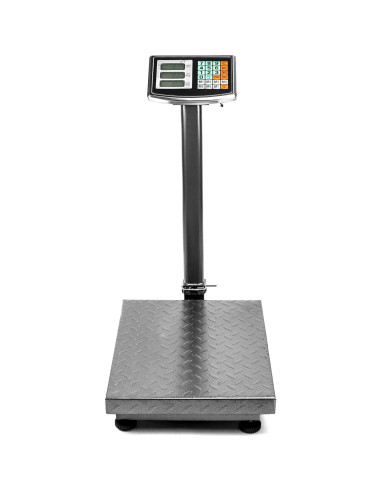 Báscula Postal Digital QWORK 300kg Plegable Acero 50.3x40cm