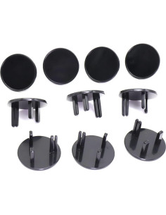 Cubierta de Enchufe a Prueba de Niños Garosa ABS Negra 2