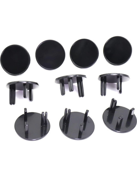 Cubierta de Enchufe a Prueba de Niños Garosa ABS Negra