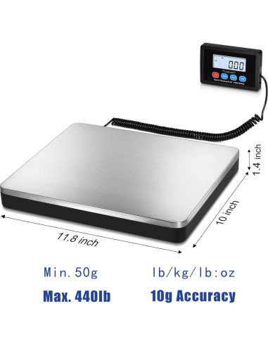 Balanza Digital de Envío Fuzion EP200-PRO 200kg x 10g