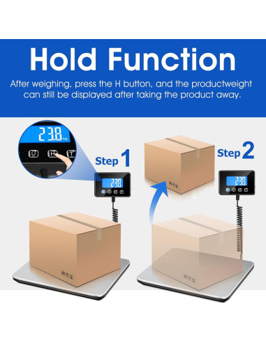 Escala Digital de Equipaje KUAIVO 200kg Precisa 10g USB