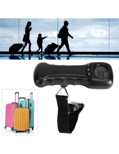 Báscula de Equipaje Digital TROUVAILLE 44kg Pantalla LCD