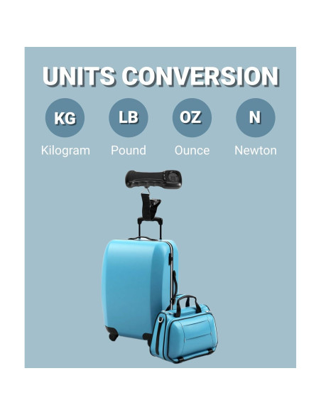 Báscula de Equipaje Jectse 50kg Portátil con Lectura Automática