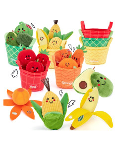 Juguetes Sensoriales Hahaland 16 Piezas Frutas y Verduras