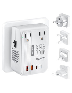 Convertidor de Voltaje DOACE 350W 220V a 110V con USB