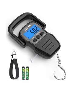 Balanza Digital Portátil HEETA 50kg Pantalla LCD Retroiluminada