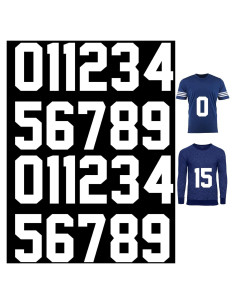 Zonon 22 Piezas Números de Hierro Transferibles para Camisetas