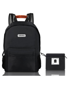 Mochila Plegable SUBURBIA 18L Resistente al Agua Gris Oscuro