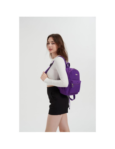 Mini Mochila AOTIAN 7L Púrpura para Niñas y Mujeres