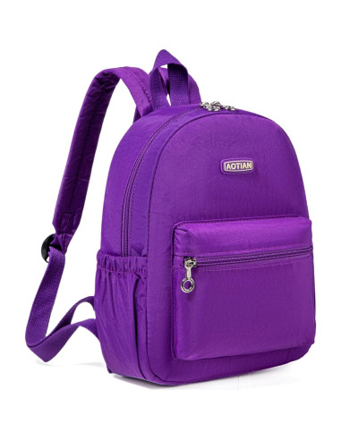 Mini Mochila AOTIAN 7L Púrpura para Niñas y Mujeres