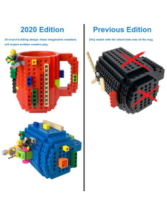 Taza de Café Build-on Brick Tmango - Creativa y Versátil 2