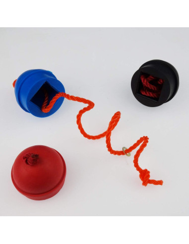 Soportes de Tiza de Billar Zelerdo - 6 Piezas Goma 40x32mm