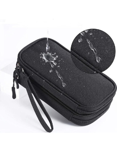 Bolsa Organizadora Electrónica Yiasangly Negra Impermeable 19x11x6cm