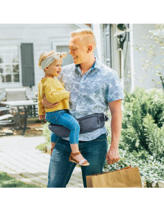 Portabebés Chicco Sidekick Denim - Asiento Ergonómico 15 kg 2