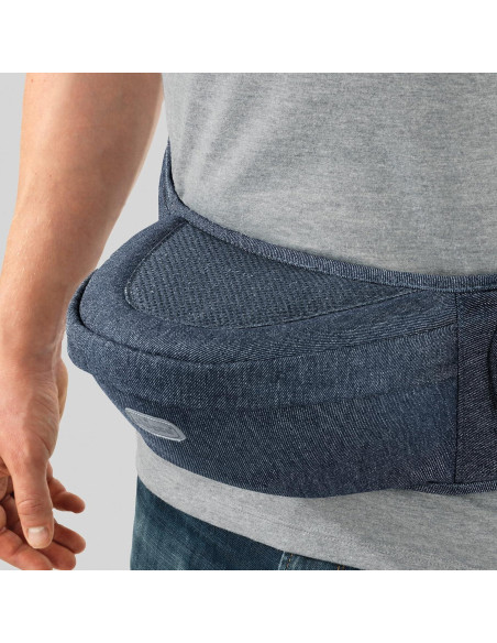 Portabebés Chicco Sidekick Denim - Asiento Ergonómico 15 kg