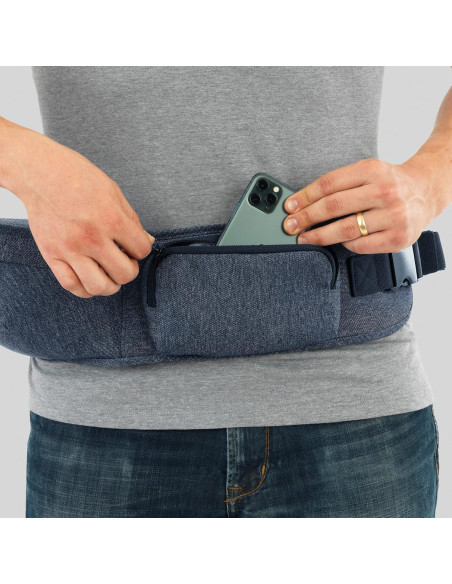 Portabebés Chicco Sidekick Denim - Asiento Ergonómico 15 kg