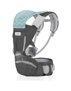 Portabebés ergonómico Rosa 100% algodón hasta 20 kg 2