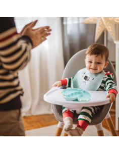 Plato para Niños Qshare de Silicona 28x20 cm Libre de BPA 2